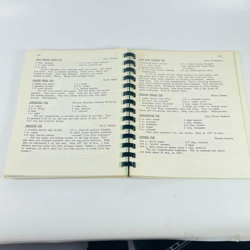 Cooking with the Spirit VTG Spiral Cookbook Red Oak Iowa First United Methodist